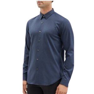 Theory Rammy Gingham Flannel Button Down Cotton Shirt XXL